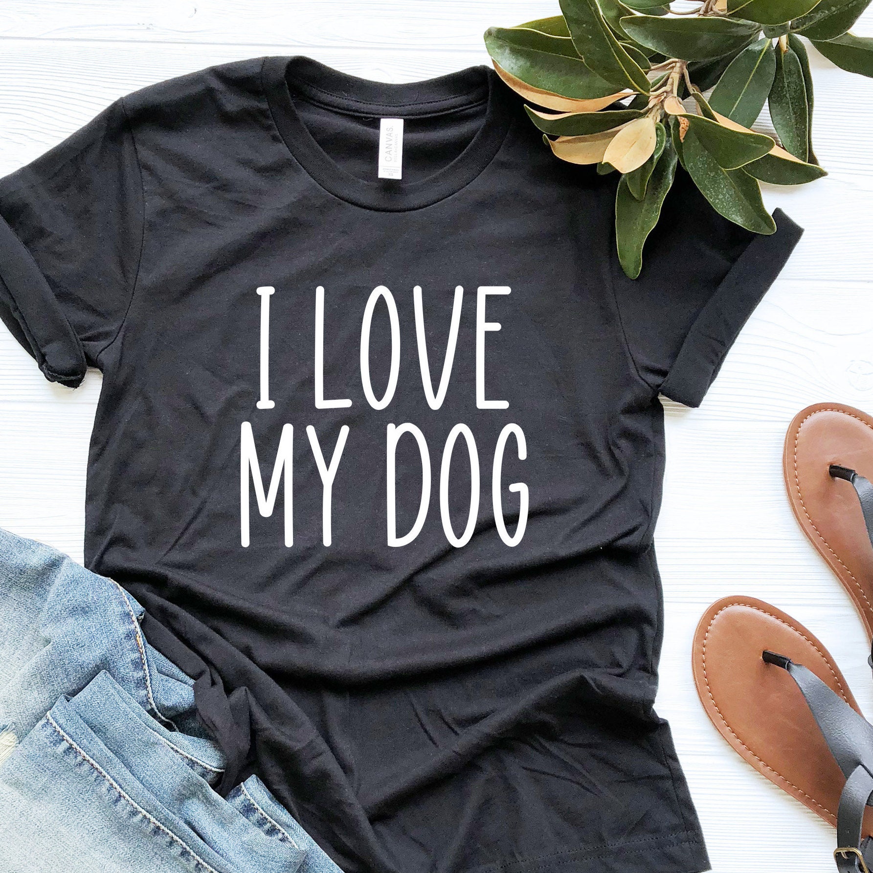 Ich liebe meinen Hund TShirt Hund Mama Geschenk Hund Etsy