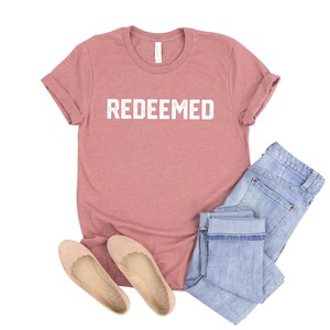 Redeemed Shirt | Christian T-shirt | Cute Christian Shirts | Bible T-Shirts