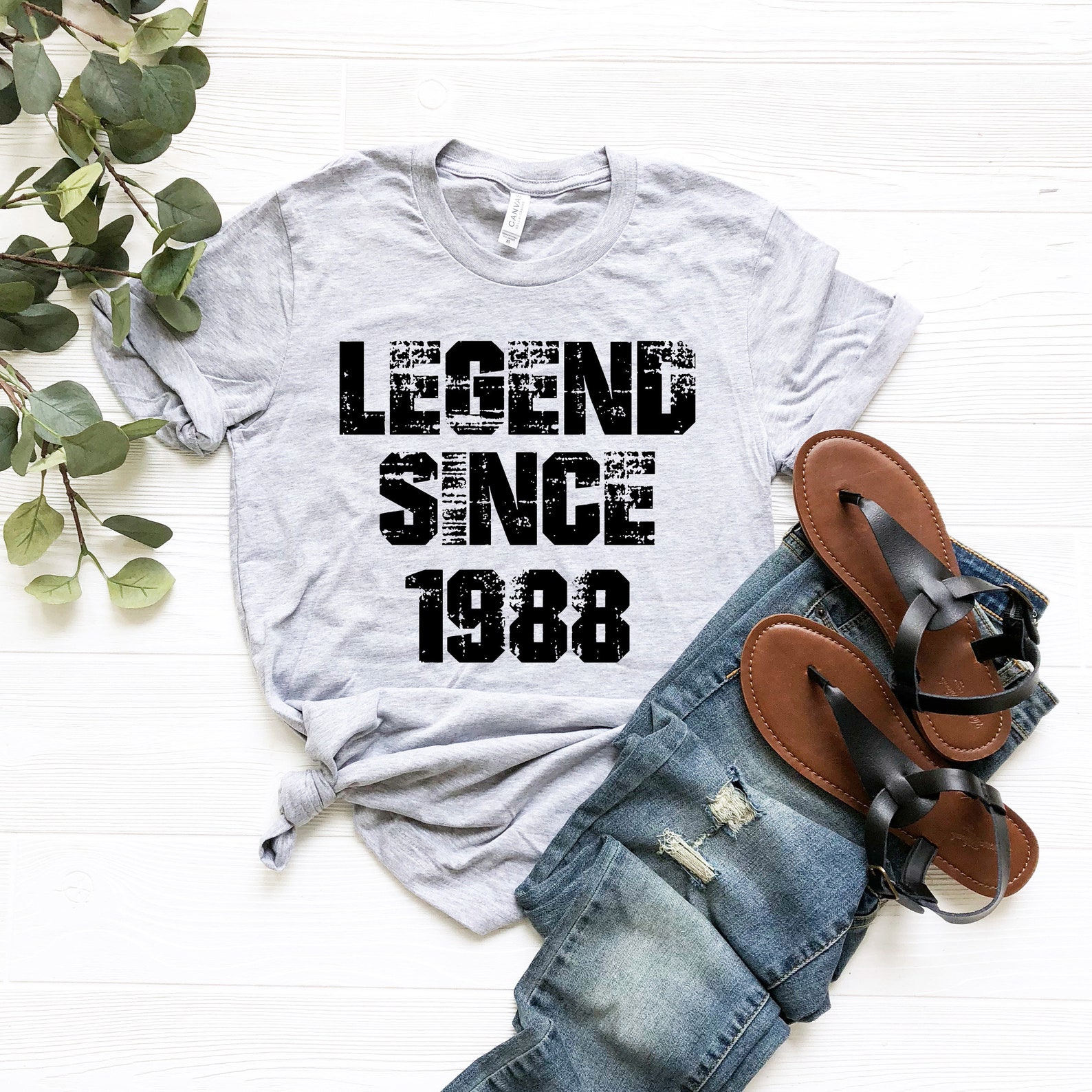 Legend Since 1988 Vintage Tee Retro Tee Unisex Graphic | Etsy