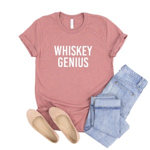 Whiskey Genius | Sarcastic Whiskey shirt | Whiskey Lover’s Gifts | Funny Whiskey Tee | Funny Drinking Shirts | Men’s Tees