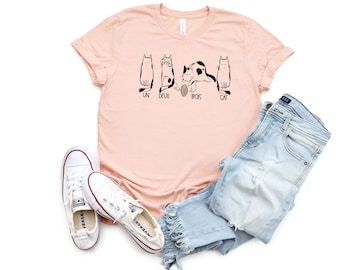 Un Deux Trois Cat Shirt French Cats Cat Shirt Kitty Kitten T Shirt Cat Lover