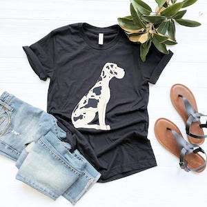 Harlequin Great Dane Shirt, Dog Lover Shirt, Dog Mom Shirt, Vet Tech Gift