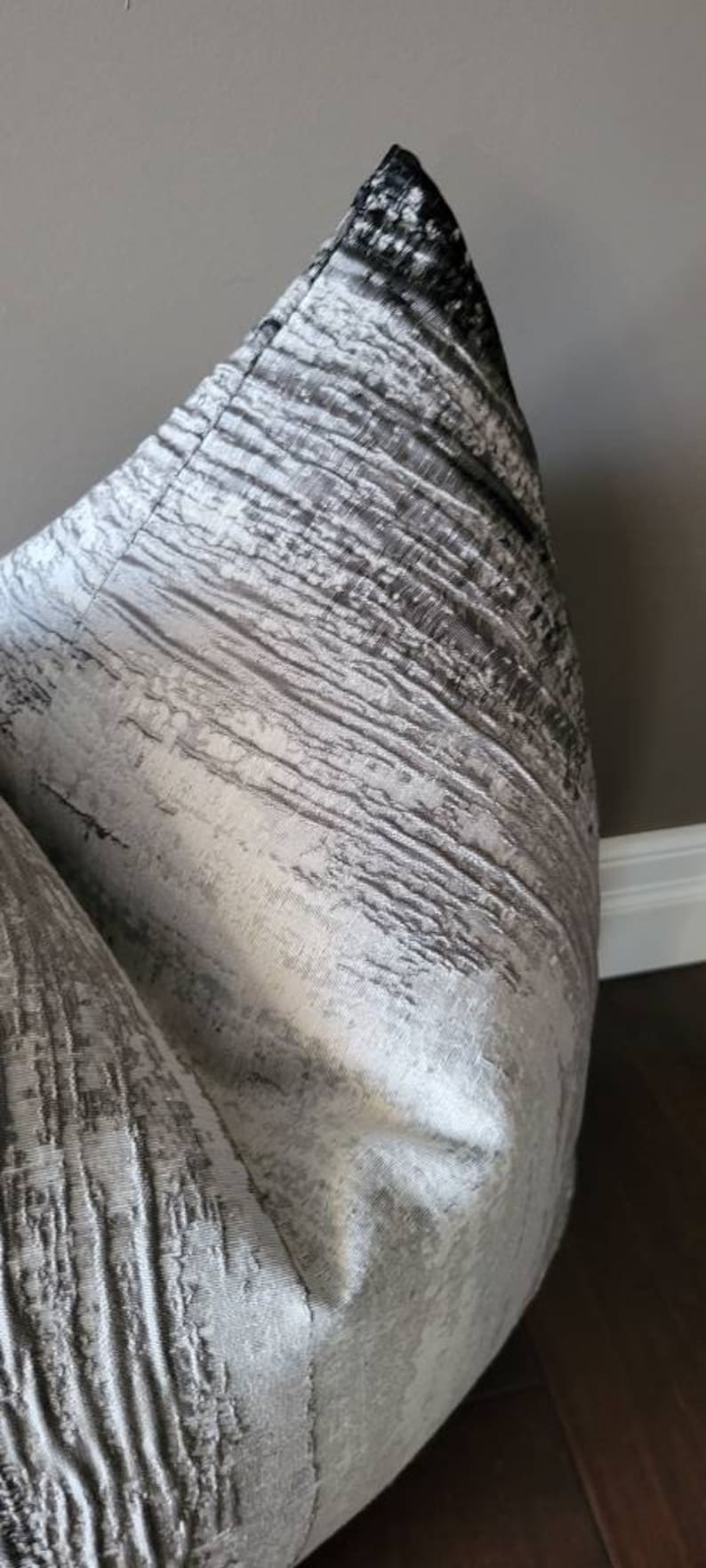 Black & Grey Abstract Pillow Cover Stripe Pillow Cover Pillow Cover