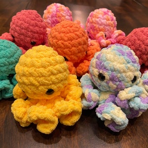 Crochet Baby Octopus Plushie