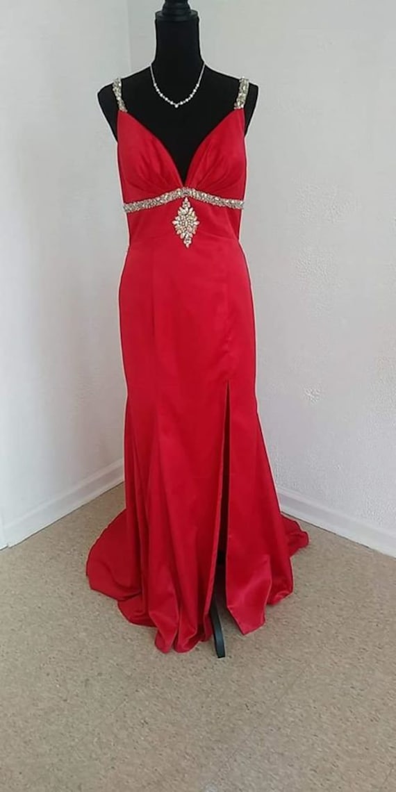 Red formal/party gown