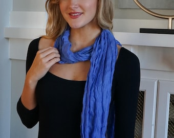 Women's Scarf Hijab Head Scarves Wrap Ombre Women Cotton Blend Full Crinkly