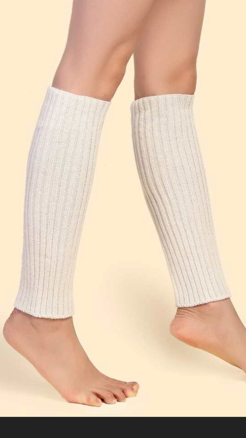 Ada Full-Length Legwarmers (Ivory)