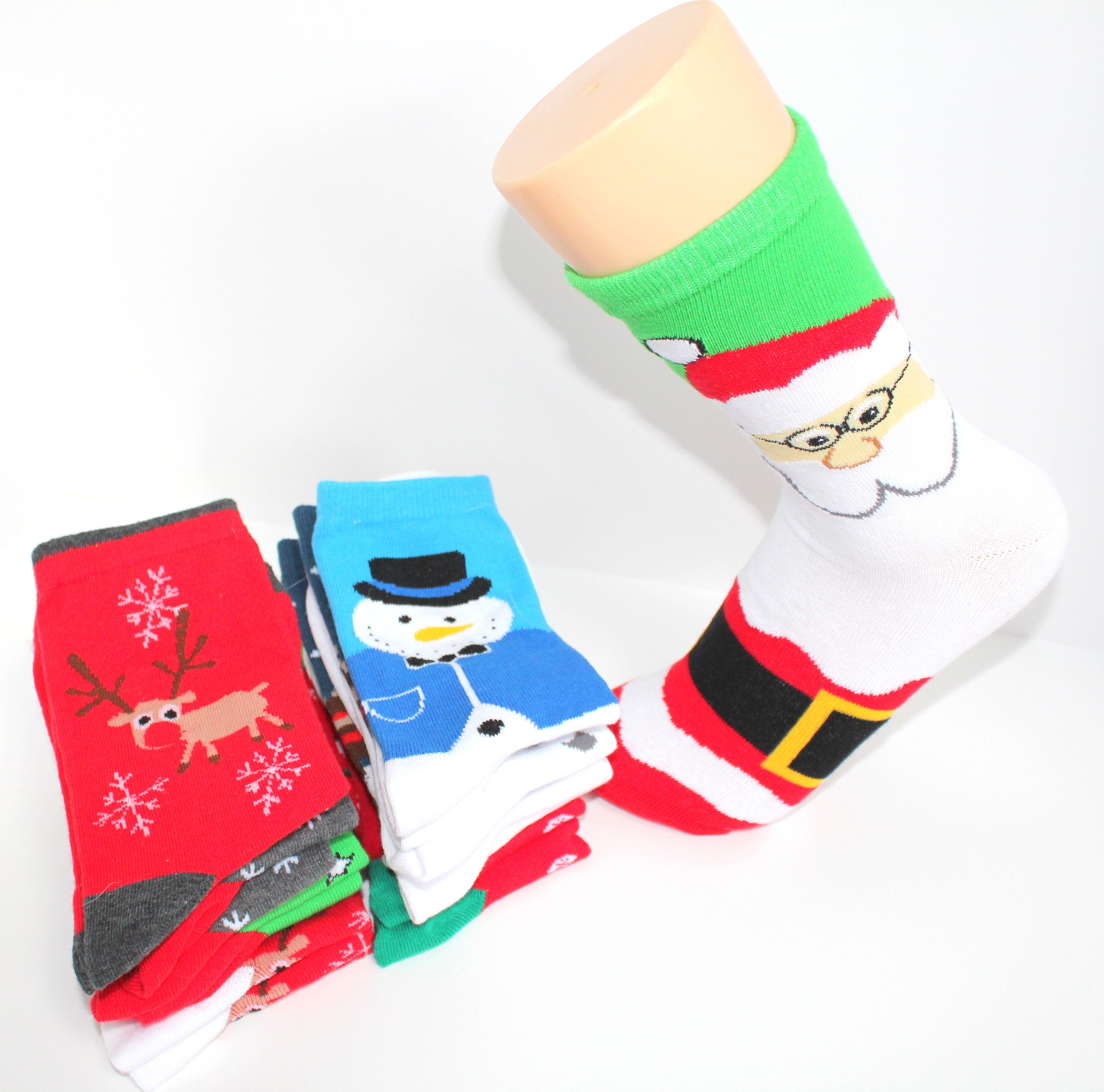 50 Pairs Women Bulk Wholesale Lot Novelty Christmas Fancy