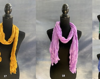 Voile Cotton Scarf Cotton Shawl Wrap Crinkly Scarf Spring Summer scarf Hijab