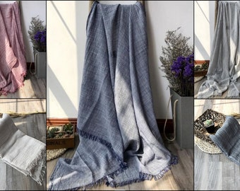 Soft Cotton Scarf, Lightweight Pure Cotton Scarves, Shawl Natural Soft Cotton, Cotton Scarf for Women & Men