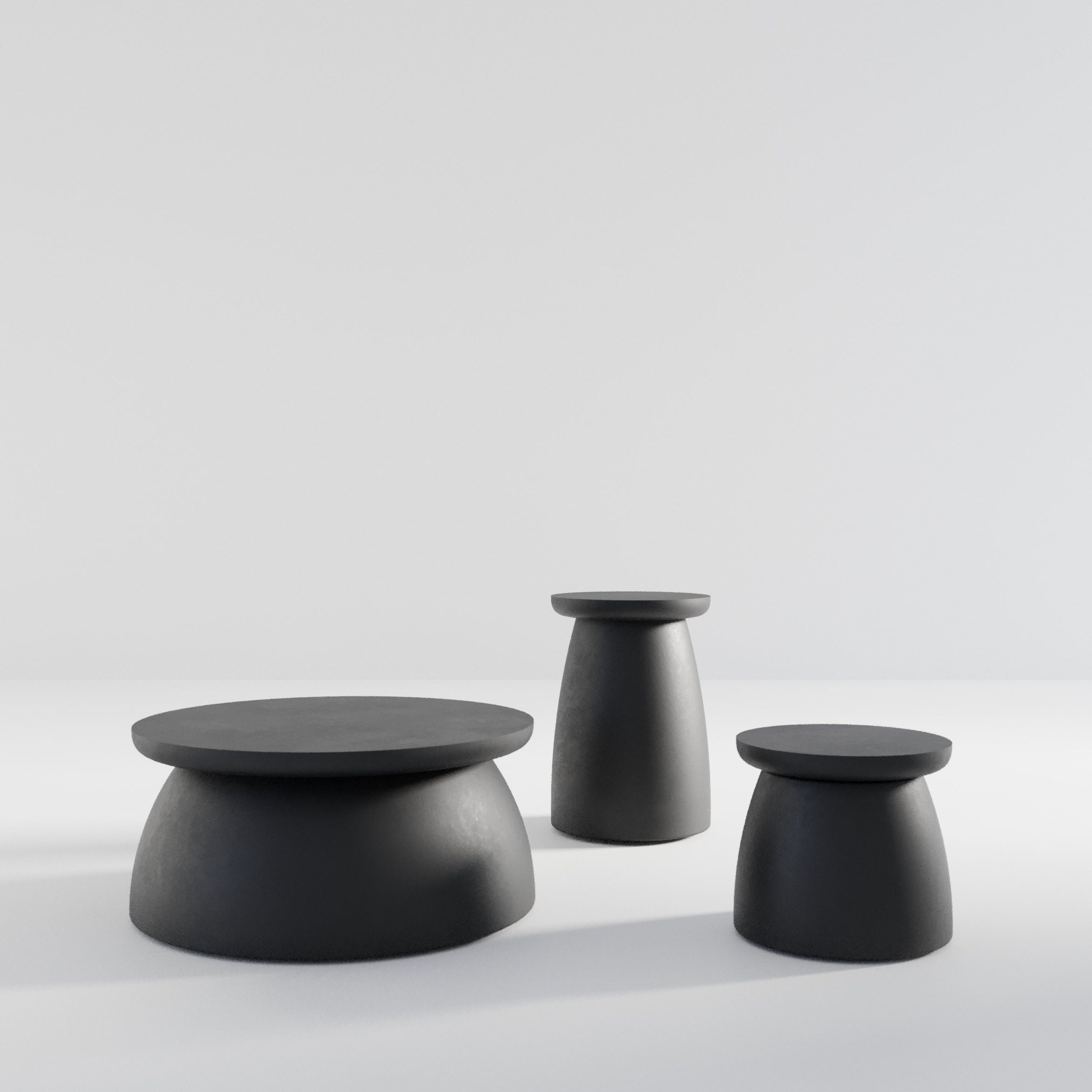 Terracotta Coffee Table Set: Japandi Style Painted MDF - Etsy Canada