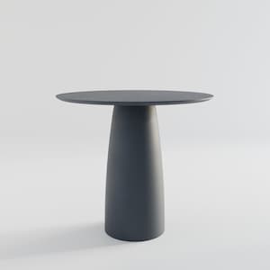Kopar Round Black colour dining table d850 image 5
