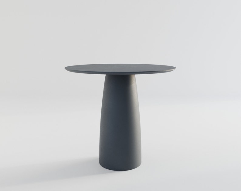 Kopar Round Terracotta colour dining table d850 image 4