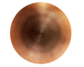 Kopar Round Aged Copper Tabletop d98