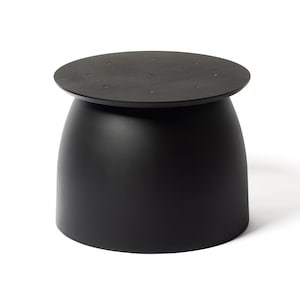 Black MDF Coffee Table Base: Japandi Style, Fits 60&quot; Top