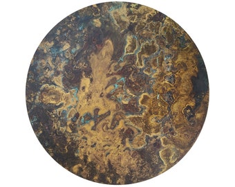 Kopar Round Aged BrassTabletop d69