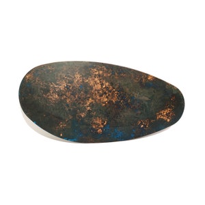Kopar Stone shape Aged Copper Tabletop 96x48