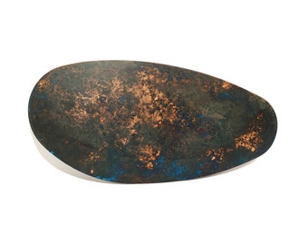 Kopar Stone shape Aged Copper Tabletop 96x48