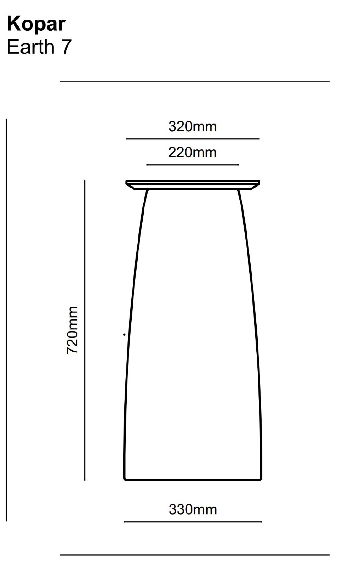 Kopar Earth 7 Black Dining Table Base Etsy