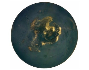 Kopar Round Aged Brass Tabletop d49