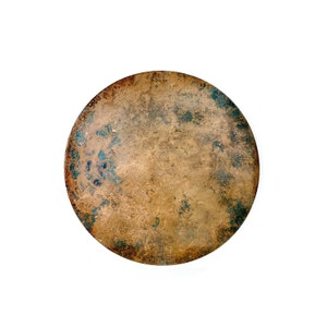 Kopar Round Aged Copper Tabletop d90