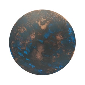 Kopar Round Aged Copper Tabletop d50