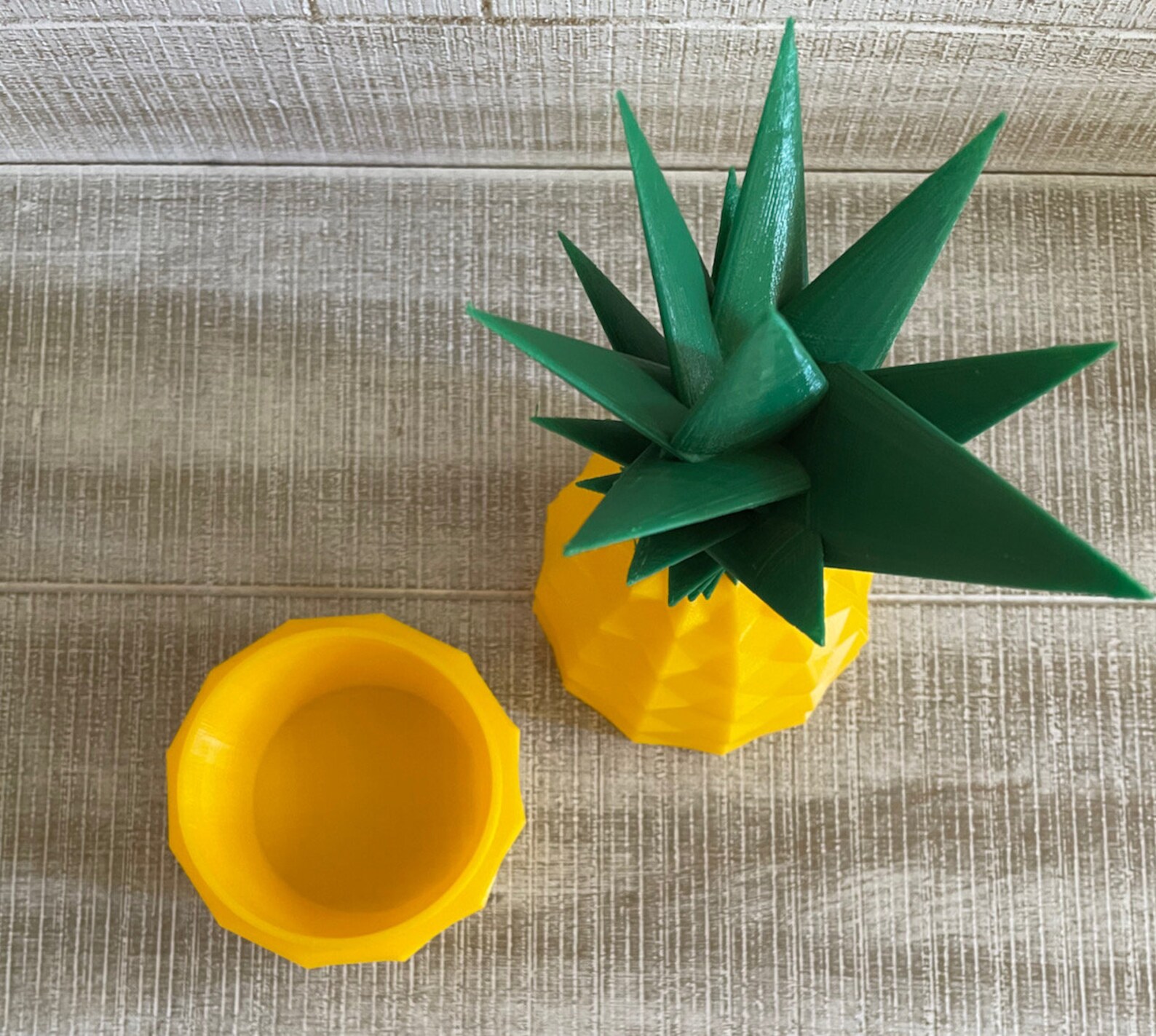 Pineapple Container Home Decor 3D Printed Traditional Etsy