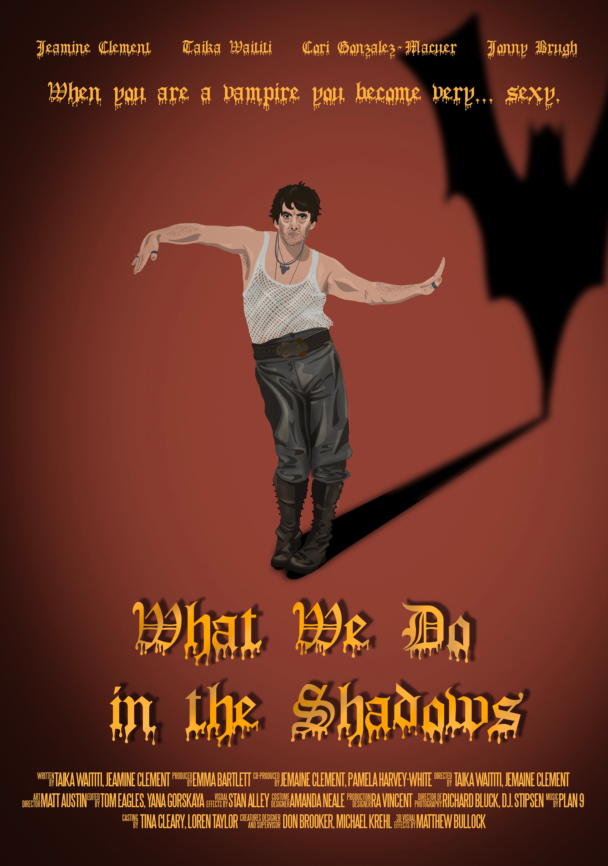 What We Do in the Shadows Movie Poster Art Print Film - Etsy New Zealand