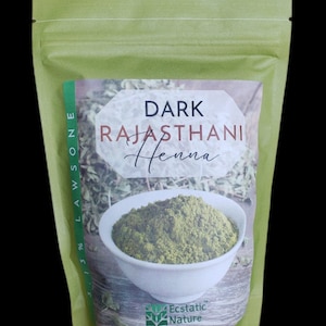 Dark Rajasthani Henna for Hair 200g BAQ
