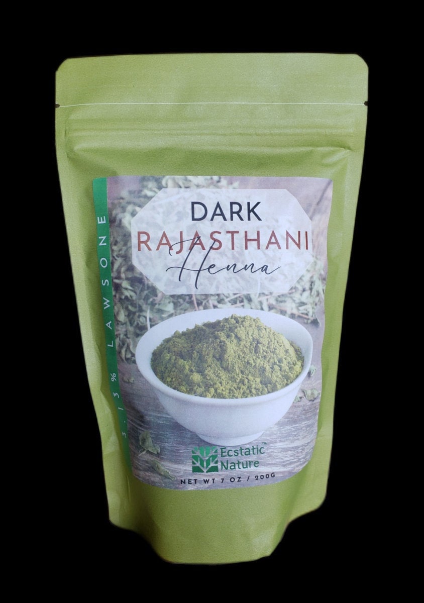 Dark Rajasthani Henna for Hair 200g BAQ