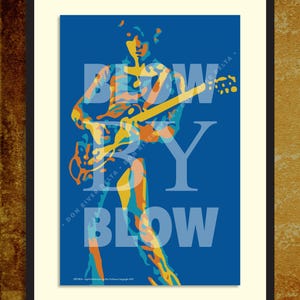 ジェフベック　ポスター　ビンテージ Original 1975 Jeff Beck Advert/poster, Rare Vintage Poster