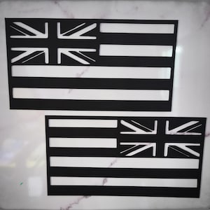 Imán con la bandera del estado de Hawái