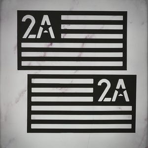 2nd amendment Magnetic American flag Set