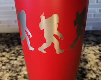 20 oz Laser Etched Tumbler FU Bigfoot