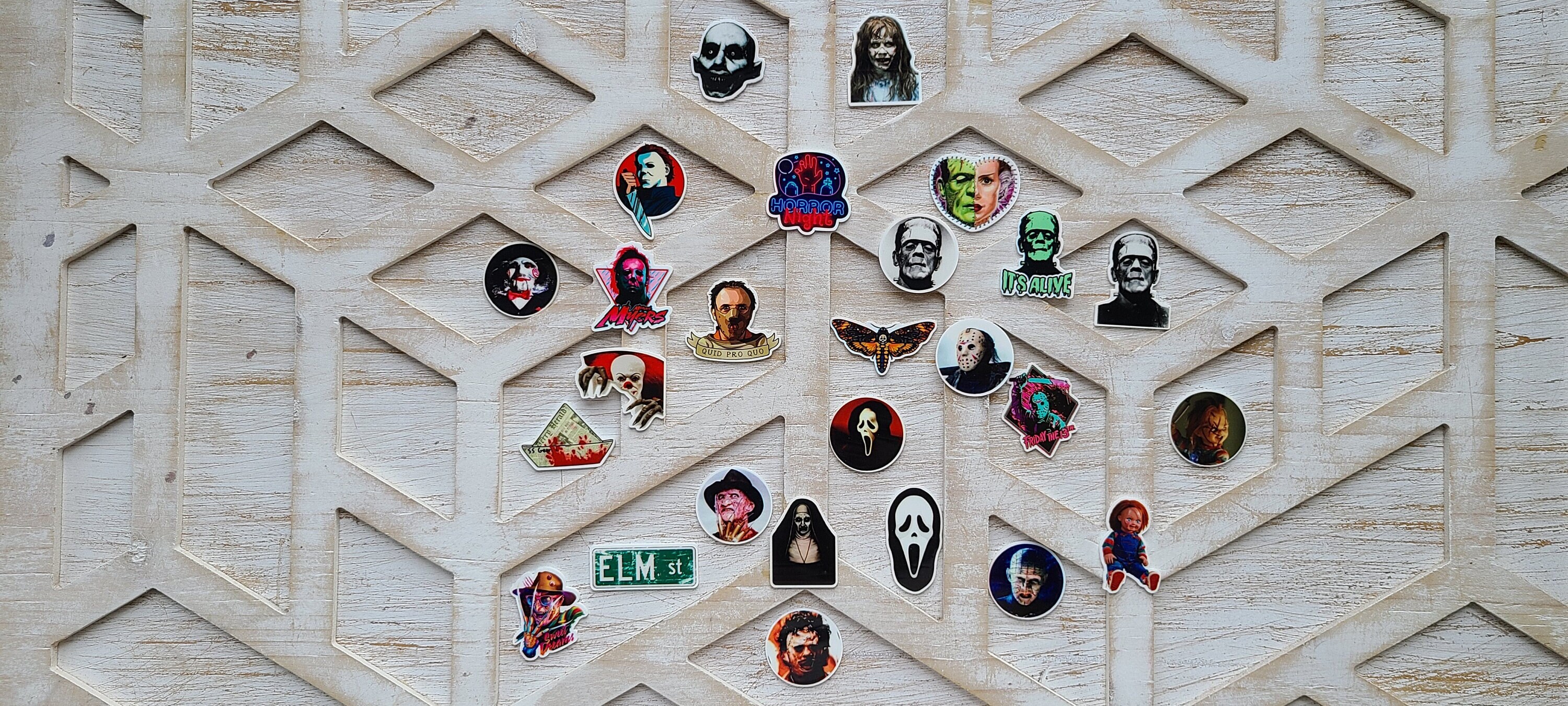 Horror Movie Shoe Charm or Lapel Pin