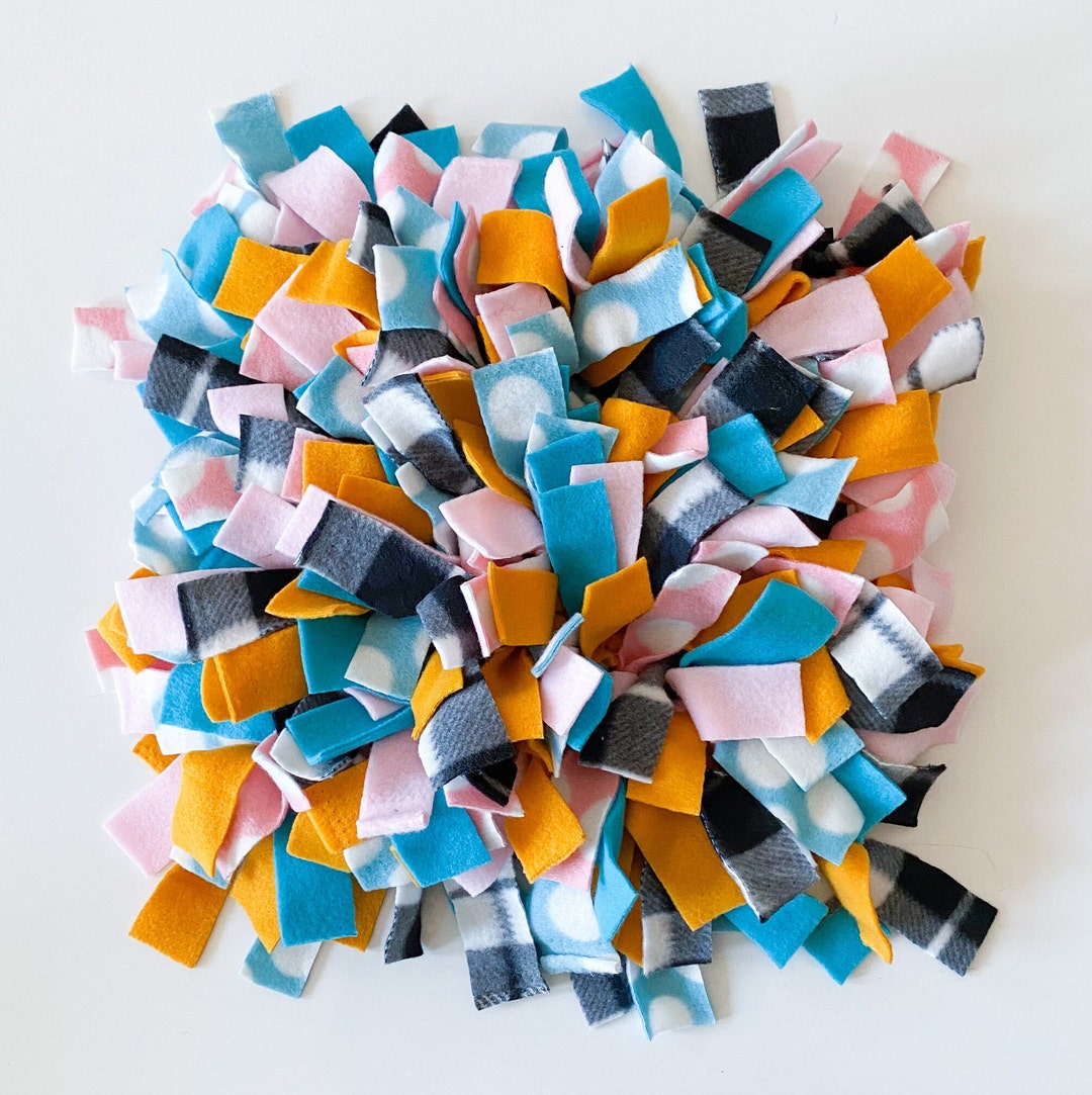 Dog Snuffle Rubber Base Mat With Fleece Etsy