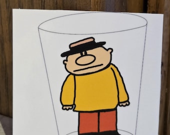 Teeny Little Super Guy Sticker: 80s Sesame Street Nostalgia