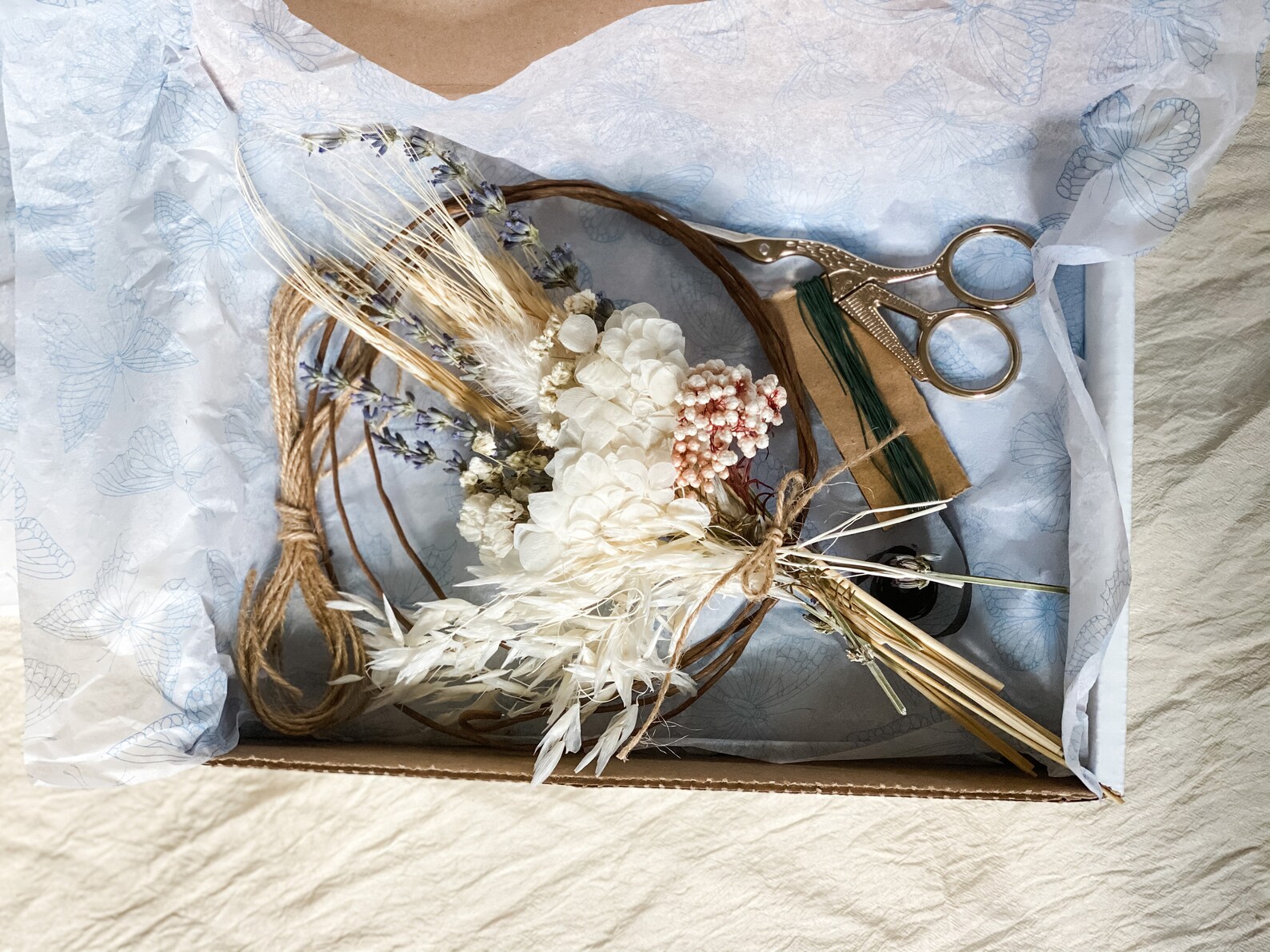 DIY Dried Flower Crown Kit Everything Needed to Make 3 Flower Etsy