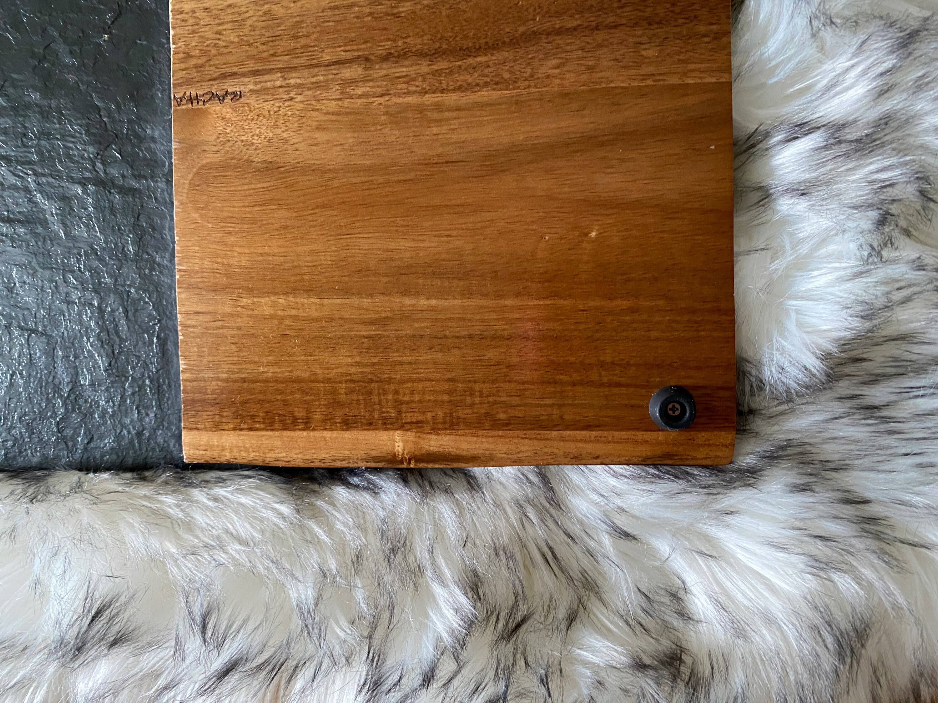 Slate and Walnut Handmade Bath Tray gift for Her/ Mothers Etsy