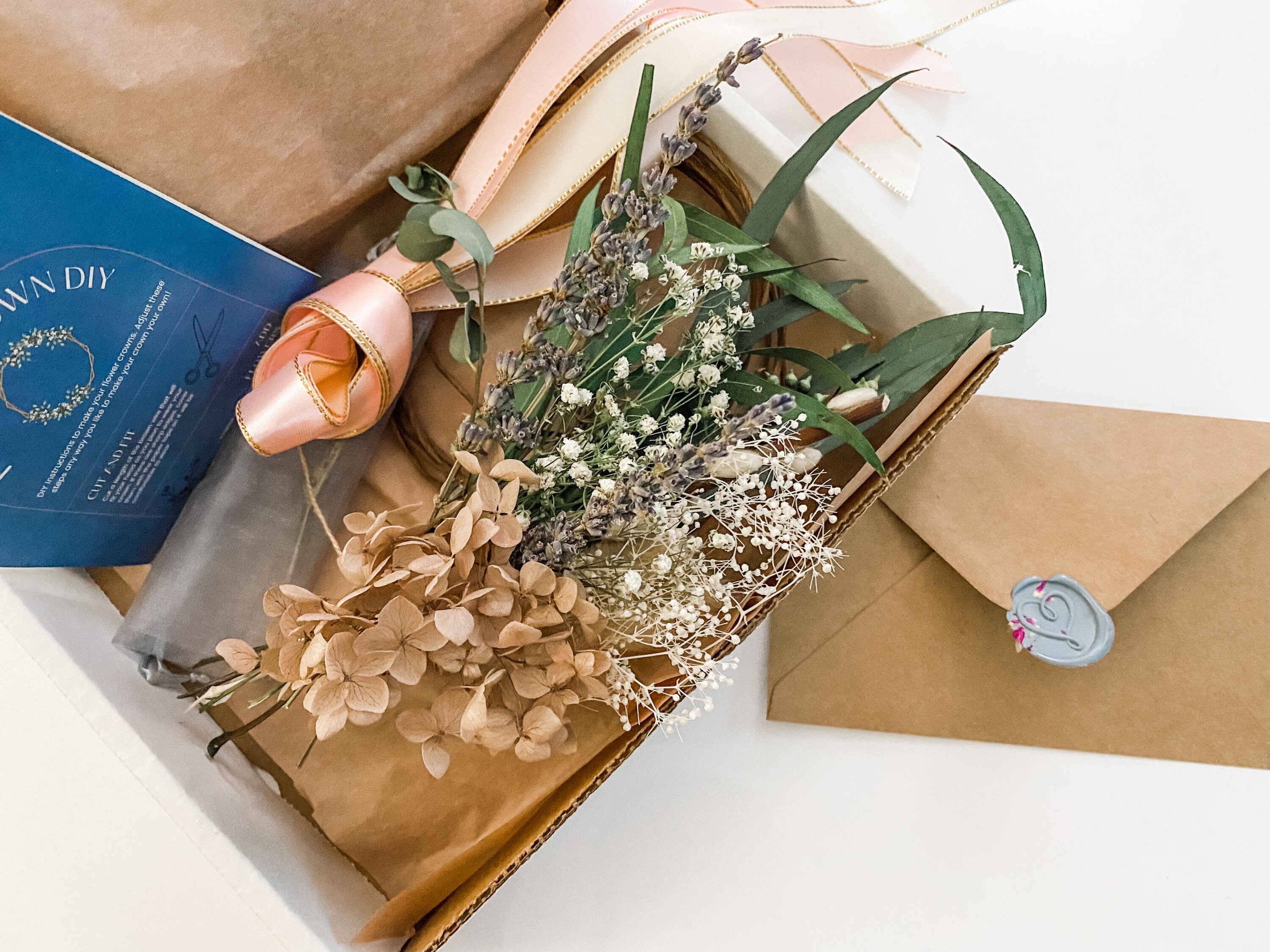 Spring Ltd Edition DIY Dried Flower Crown Kit full Kit to Etsy