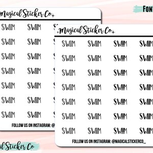 Simma, Folie Planner Stickers