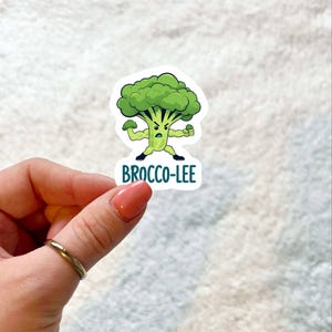 Brocco-Lee Vinyl Aufkleber | Wortspiel Aufkleber | Wasserflasche Aufkleber | Kindle Sticker | Laptop Aufkleber | Journal Aufkleber |