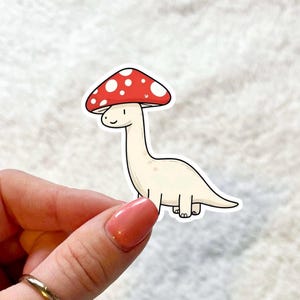 Pegatina de vinilo de Brachiosaurus / Bonita / Pegatina para botella de agua / Pegatina para portátil / Pegatina para Kindle / Regalo para amantes de los libros / Pegatina impermeable /