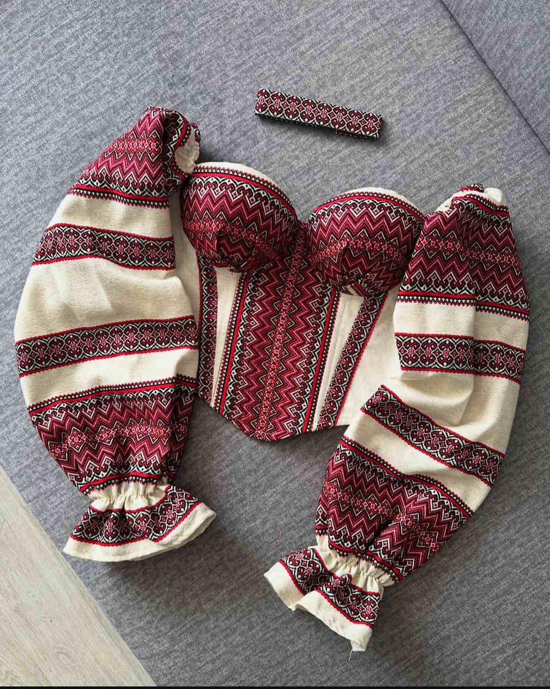Ukrainian Linen Corset 