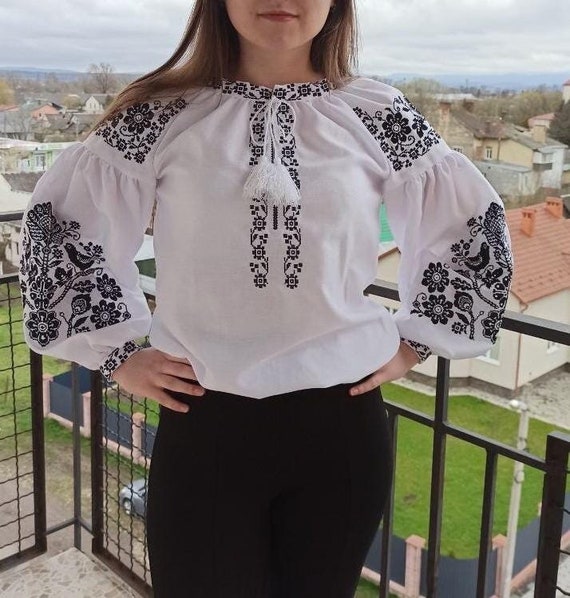 Camisa ucraniana Vyshivanka para Blusa étnica