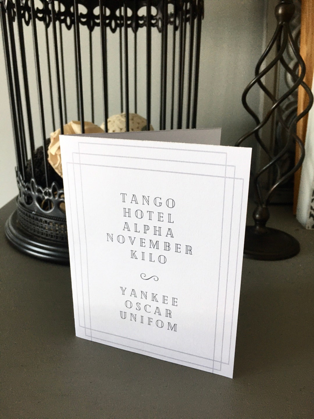 Printathome Card Printable 4.25x5.5 Inch Thankyou Card Digital