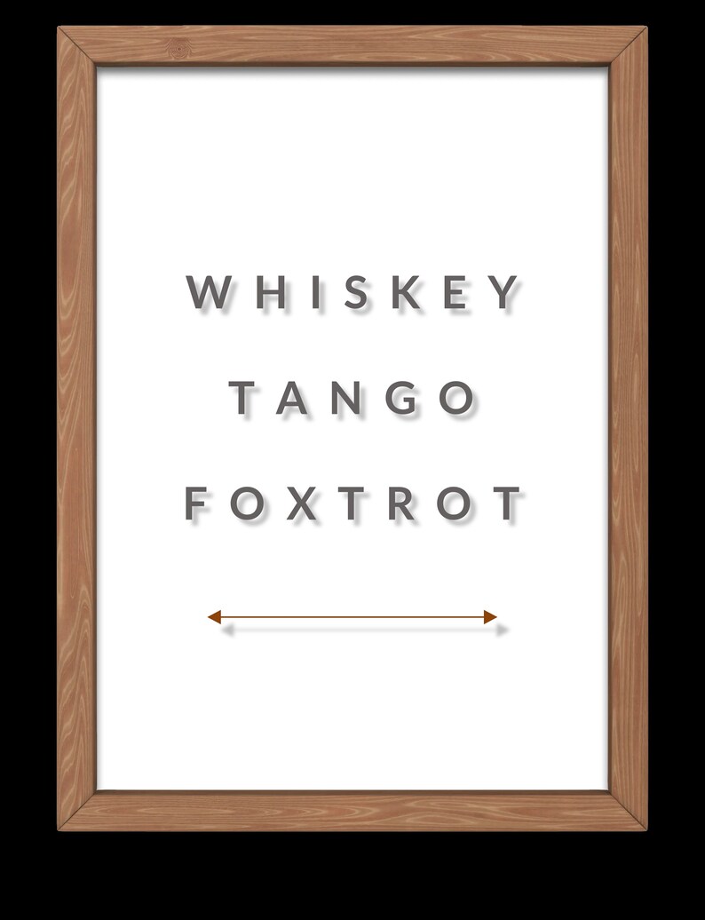 Phonetic Alphabet Police RCMP Printable Whiskey Tango | Etsy