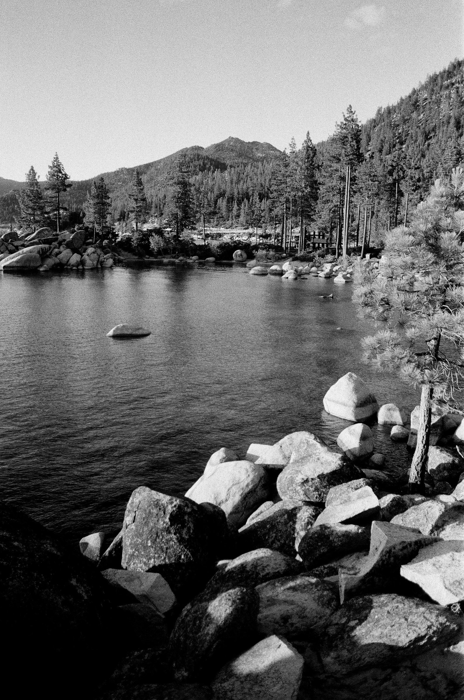 Lake Tahoe Black and White Film Photo Print 02, Photography, Wall Decor