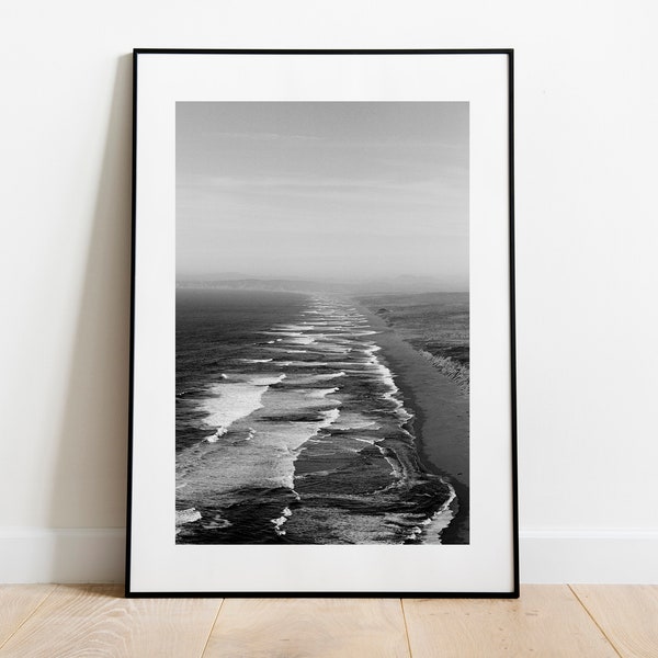 Point Reyes Black and White Film Photo Print 059, Photography, Wall Decor, Boho, Minimalist, Black and White Print (FRAMES NOT INCLUDED)