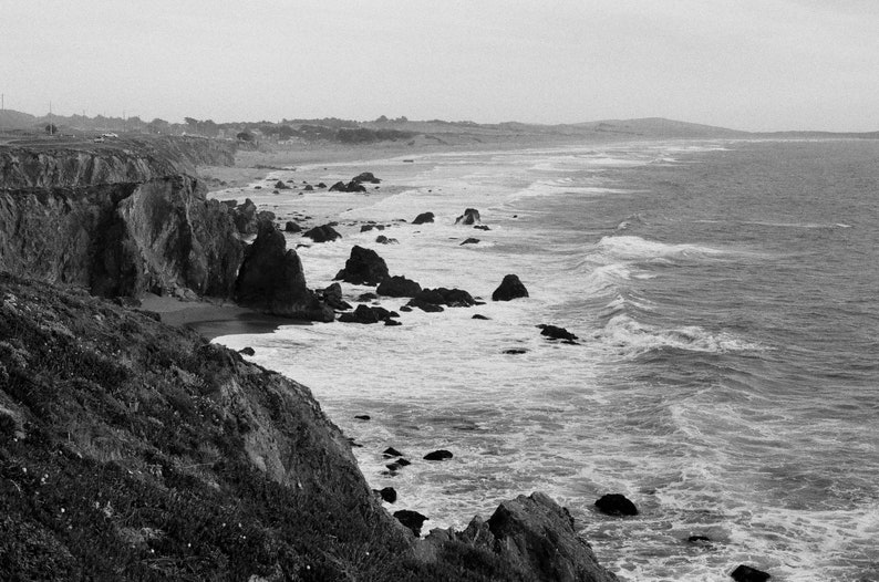 Bodega Bay Black and White Film Photo Print 023 California - Etsy